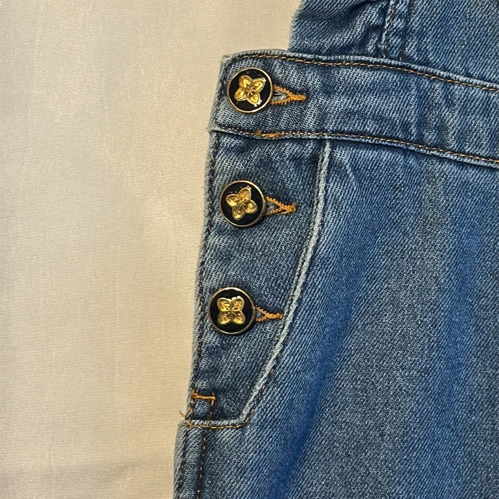 ABEL & LULA DENIM DENIM ROMPER . Kids 6 yrs